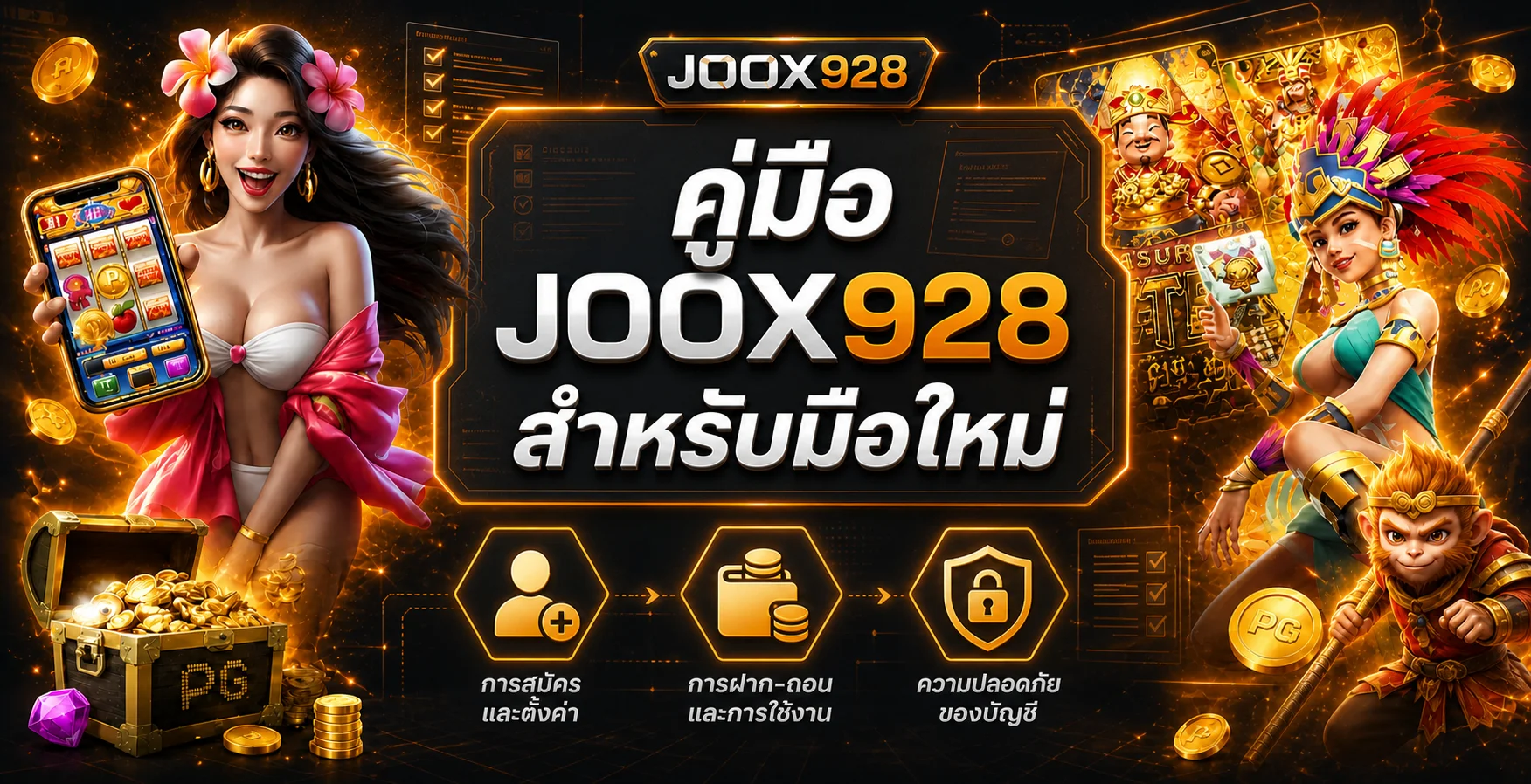 JOOX928 คู่มือมือใหม่ | สมัคร ฝากถอน ปลอดภัย